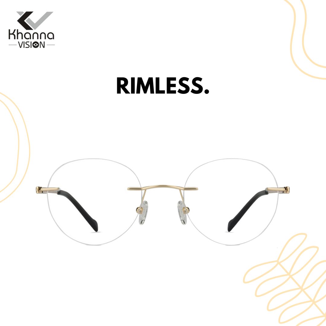 Rimless frame options at Khanna Vision