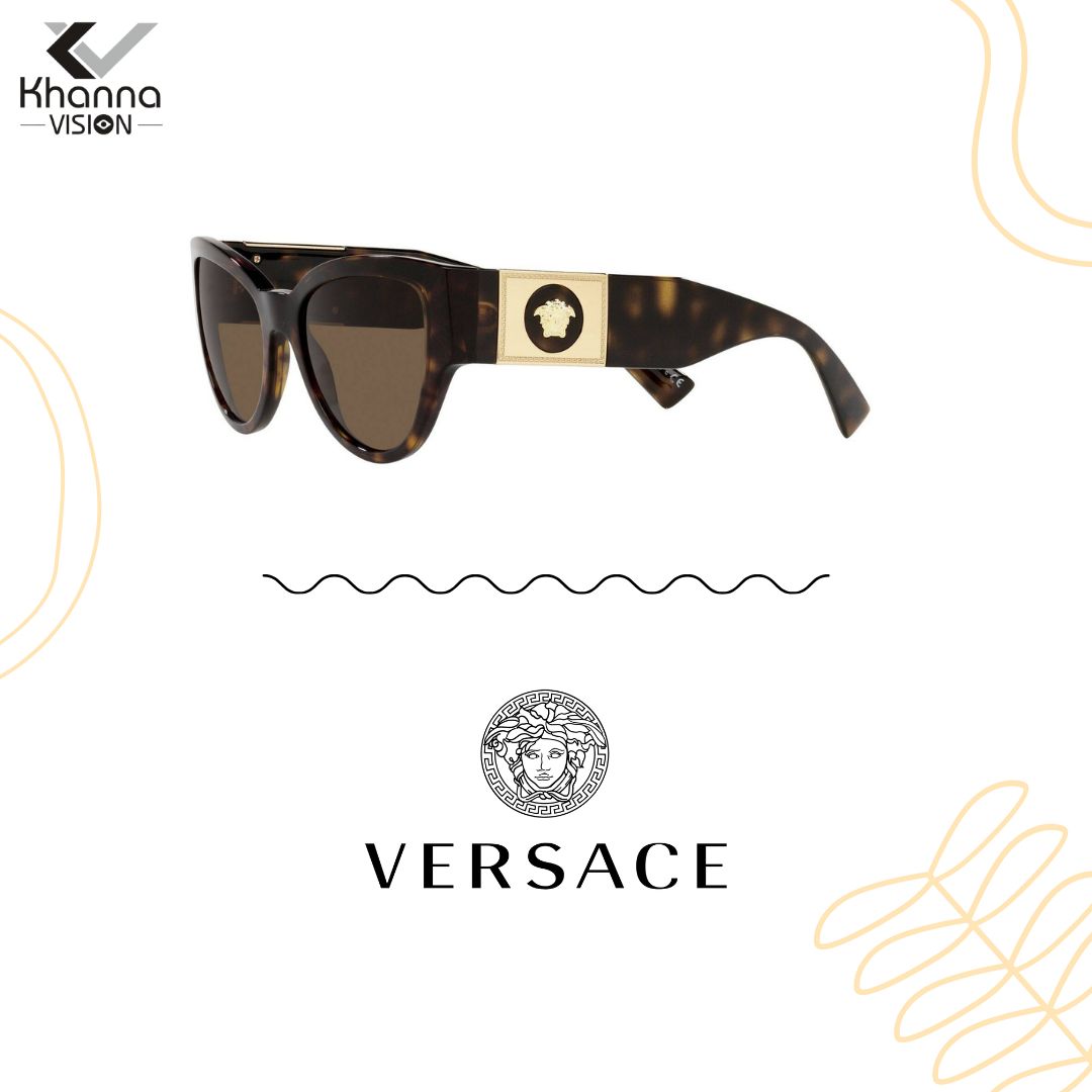 Versace Medusa sunglasses at Khanna Vision