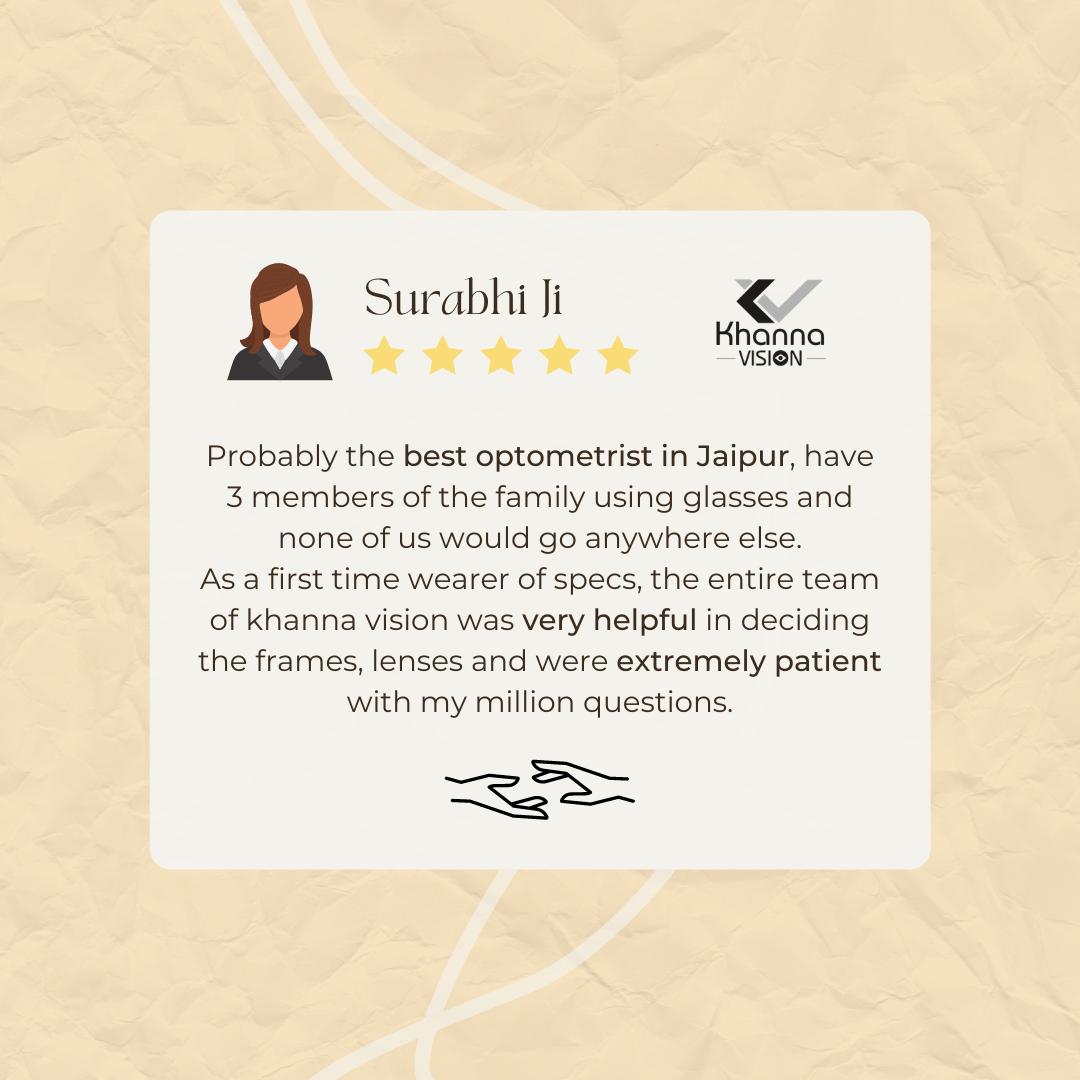 Customer testimonial — Surabhi, 5 stars